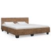 vidaXL Bed Frame without Mattress Natural Rattan 180x200 cm Super King