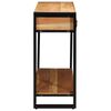 vidaXL Console Table Brown 120 x 33 x 75 cm Solid Acacia Wood