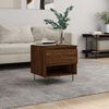 vidaXL Coffee Table Brown Oak 50x46x50 cm Engineered Wood