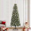 vidaXL Artificial Christmas Tree with 300 LEDs with Stand Green 240 cm