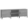 vidaXL TV Cabinet Grey Sonoma 150x30x50 cm Engineered Wood