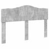 vidaXL Bed Frame Concrete Grey 140 x 190 cm Engineered Wood