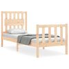 vidaXL Bed Frame without Mattress Small Single Solid Wood Pine