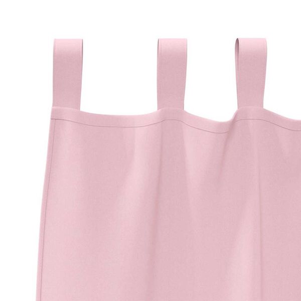 vidaXL Blackout Curtains with Rings 2 pcs Baby Pink 225 x 140 cm