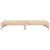 vidaXL Pull-out Day Bed without Mattress 2x(100x200) cm Solid Wood Pine