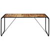 vidaXL Dining Table 180x90x76 cm Solid Rough Mango Wood