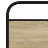 vidaXL Bed Frame Without Mattress 100x200 cm Sonoma Oak Engineered Wood
