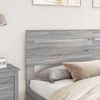 vidaXL Headboard Grey Sonoma 200 cm Engineered wood