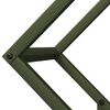 vidaXL Firewood Rack Olive Green 50x25x50 cm Cold-rolled steel
