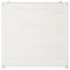 vidaXL Garden Planter White 70x70x70 cm Solid Pinewood