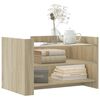 vidaXL Coffee Table Sonoma Oak 80x50x50 cm Engineered Wood