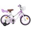 vidaXL Kids Bike 16 Inches for 4-6 Years Old Purple