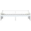 vidaXL 3-Seater Day Bed without Mattress White 90x200cm