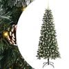 vidaXL Artificial Christmas Tree with 300 LEDs Green 76 x 76 x 180 cm