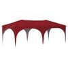 vidaXL Pop-up Party Tent Burgundy 575 x 288 x 245 cm Oxford Fabric