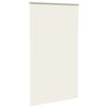 vidaXL Roller Blind Blackout Off White 125x210 cm Fabric Width 121.6 cm Polyester