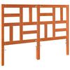 vidaXL Bed Headboard Wax Brown 145.5 x 4 x 104 cm Solid Pine Wood