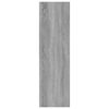 vidaXL Book Cabinet/Room Divider Grey Sonoma 40x30x103 cm Engineered Wood