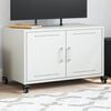 vidaXL TV Cabinet White 68x39x43.5 cm Steel