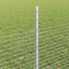 vidaXL Fence with Post Silver 0.5 x 25 m Steel