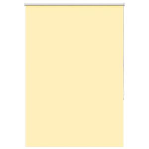 vidaXL Roller Blind Blackout Yellow 115x150 cm Fabric Width 110.7 cm Polyester
