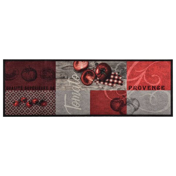 vidaXL Kitchen Floor Mat Washable Tomato 60x180 cm