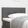 vidaXL Headboard with Headboard Dark Grey 100 cm Faux Leather