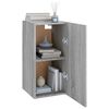 vidaXL TV Cabinet Grey Sonoma 30.5x30x60 cm Engineered Wood