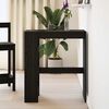 vidaXL Bar Table with Racks Black Oak 90x40x103.5 cm Engineered Wood
