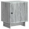 vidaXL Bedside Cabinet Grey Sonoma 43 x 34.5 x 50 cm Engineered Wood