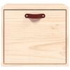 vidaXL Wall Cabinet 40x30x35 cm Solid Wood Pine