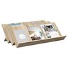 vidaXL Magazine Rack Sonoma Oak 90 x 53 x 28.5 cm Engineered Wood