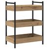 vidaXL Kitchen Trolley Artisan Oak 50 x 30 x 70 cm Engineered Wood