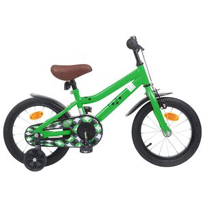 vidaXL Kids Bike 12 Inches for 2-4 Years Old Green