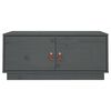vidaXL Coffee Table Grey 80x50x35 cm Solid Wood Pine