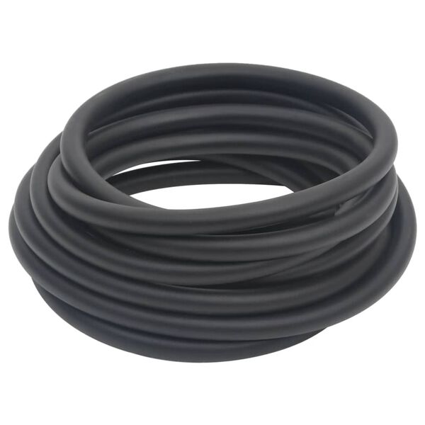 vidaXL Hybrid Air Hose Black 0.6" 5 m Rubber and PVC