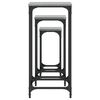 vidaXL Nesting Side Tables 3 pcs Grey Sonoma Engineered Wood