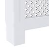 vidaXL MDF Radiator Cover White 78 cm