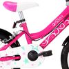 vidaXL Kids Bike 14 inch Black and Pink