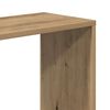 vidaXL Bookcase 5-Tier Artisian Oak 80.5x23.5x162.5 cm Engineered Wood