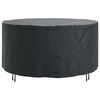 vidaXL Outdoor Furniture Cover Black 182 x 182 x 85 cm 420D fabric