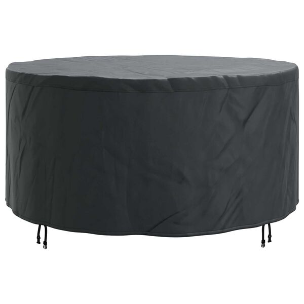 vidaXL Outdoor Furniture Cover Black 182 x 182 x 85 cm 420D fabric