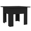 vidaXL Coffee Table Black 55x55x42 cm Engineered Wood