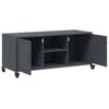 vidaXL TV Cabinet Anthracite 100.5x39x43.5 cm Steel