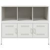 vidaXL Sideboard White 100.5x39x79 cm Steel
