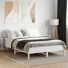 vidaXL Bed Frame without Mattress White 120x200 cm Solid Wood Pine