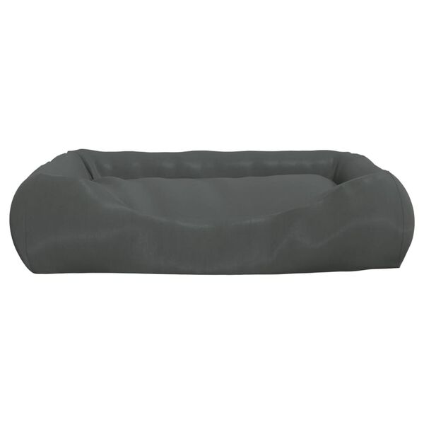 vidaXL Dog Cushion with Pillows Dark Grey 75x58x18 cm Oxford Fabric