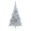 vidaXL Artificial Pre-lit Christmas Tree Silver 240 cm PET