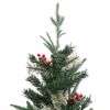 vidaXL Christmas Tree with Pine Cones Green 150 cm PVC&PE