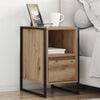 vidaXL Bedside Table with Drawer 2 pcs Artisian Oak 39.5 x 30 x 50 cm